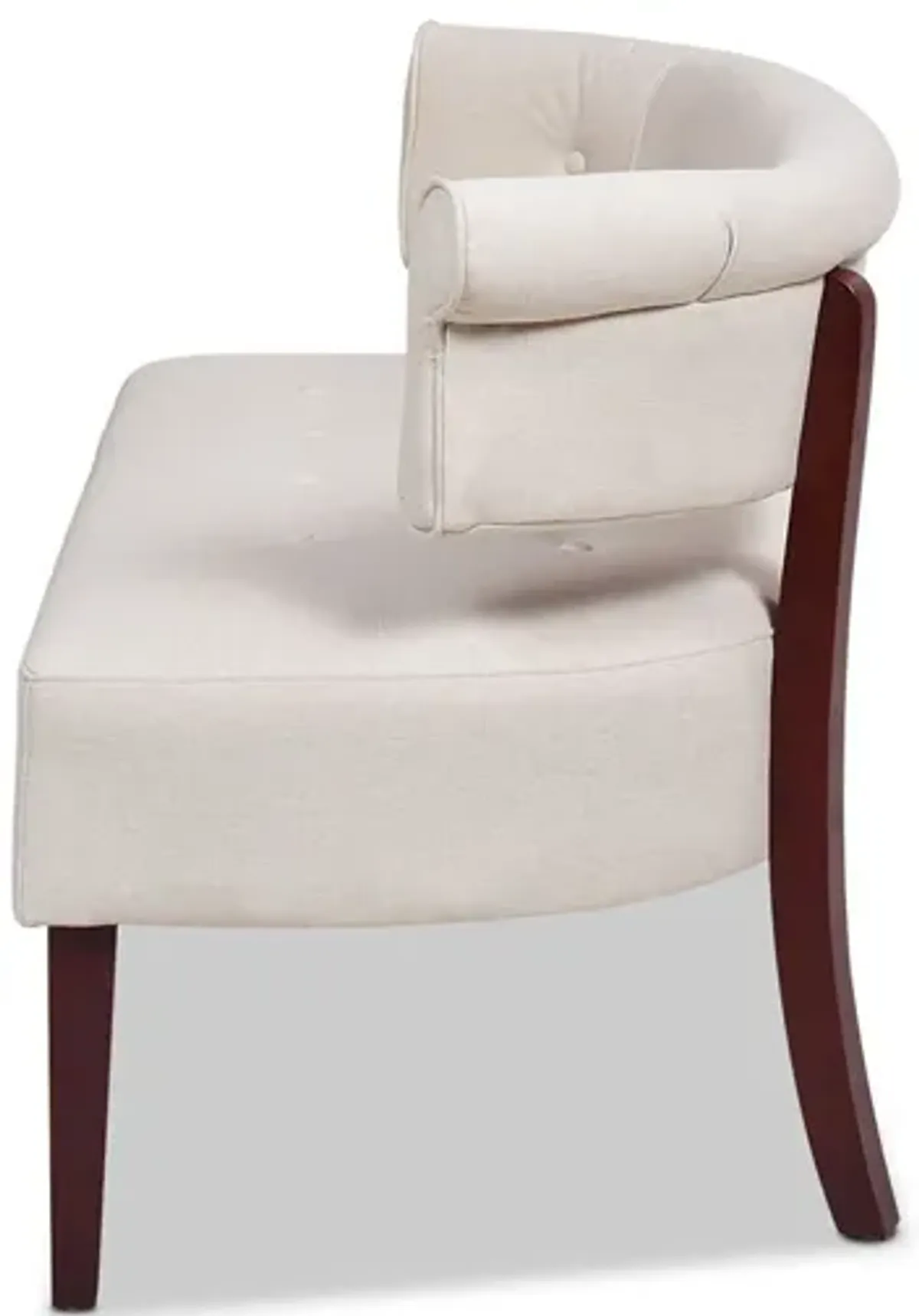 Jared - Versatile Roll Arm Tufted Bench Settee