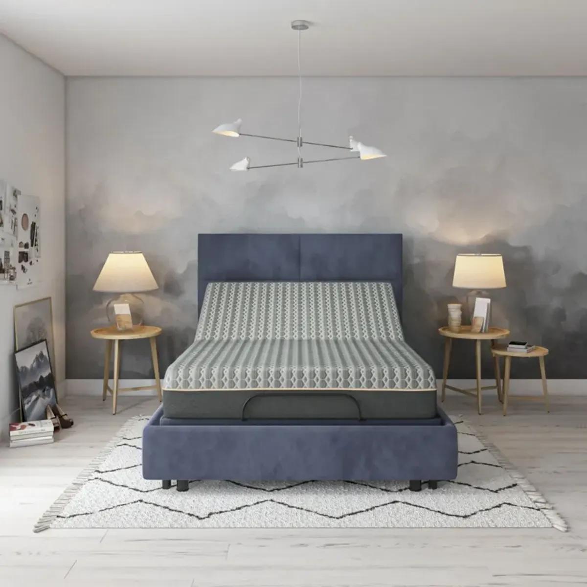 Copper Lux Hybrid - 14" Mattress With Copper Infused Contouring Memory Comfort Layer And Supportive Coil System