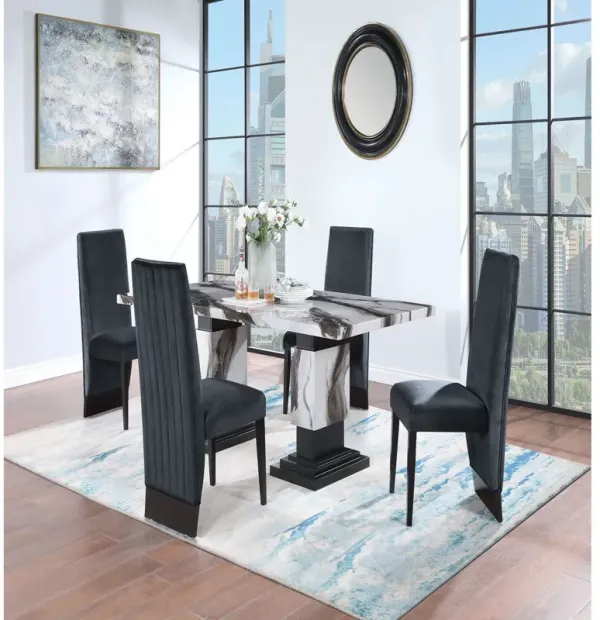 Stacey - Dining Table Set & 4 Chairs
