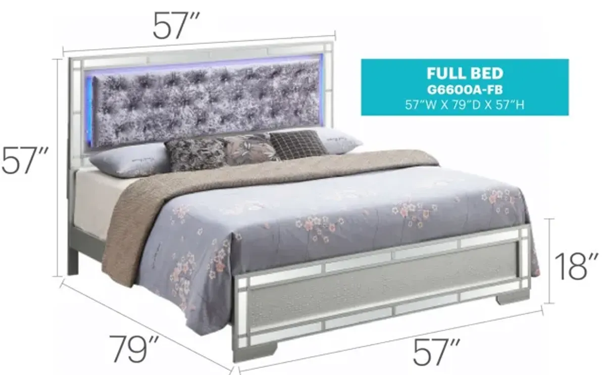 Madison - Upholstered Bed With LED