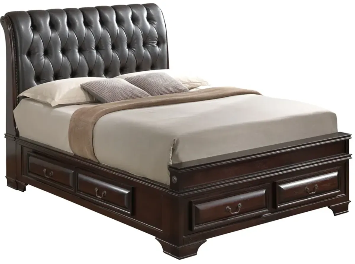 Storage Bed Elegant Transitional