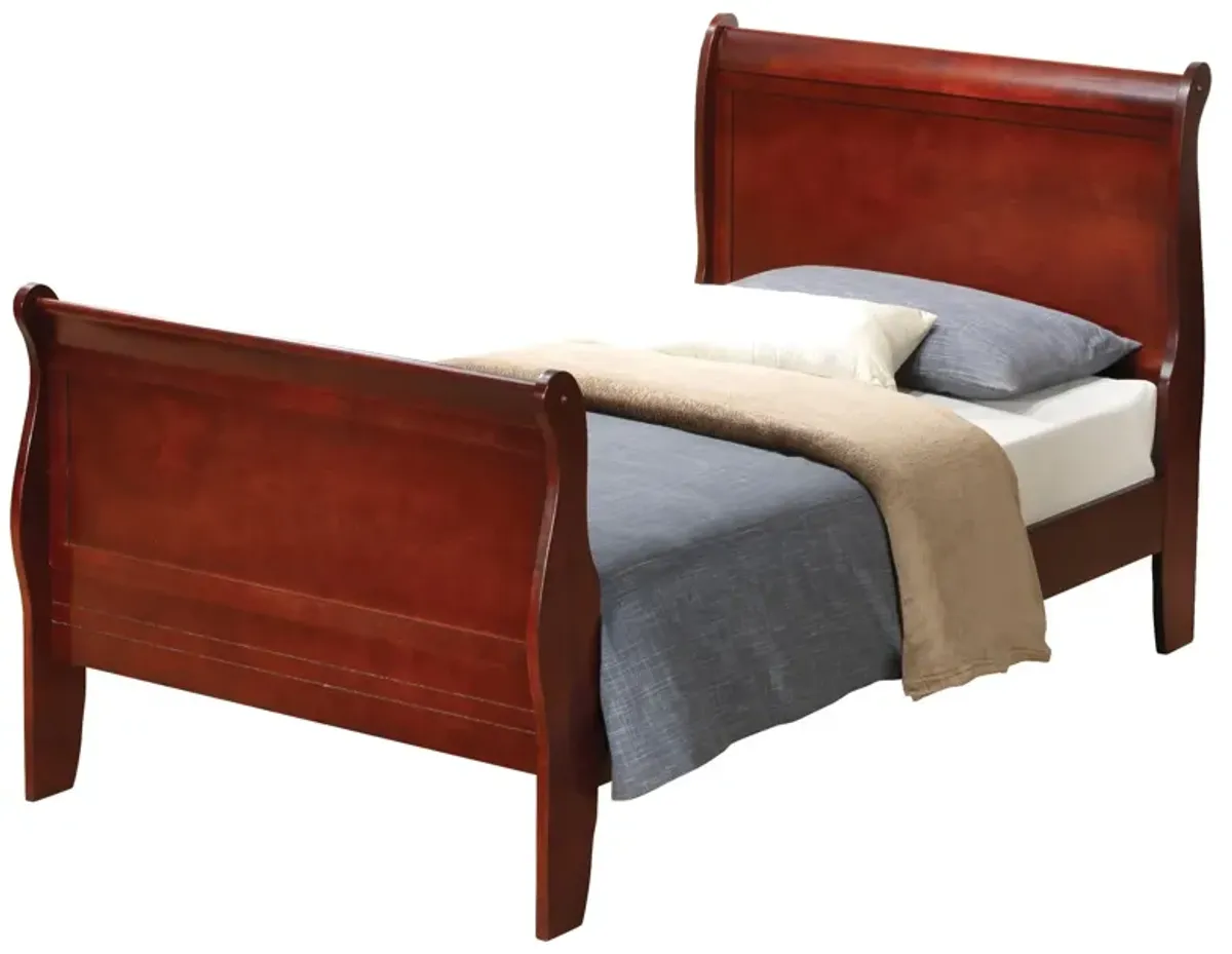 Panel Sleigh Bed