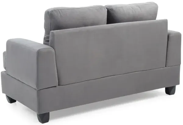 Stylish Transitional Loveseat For Two