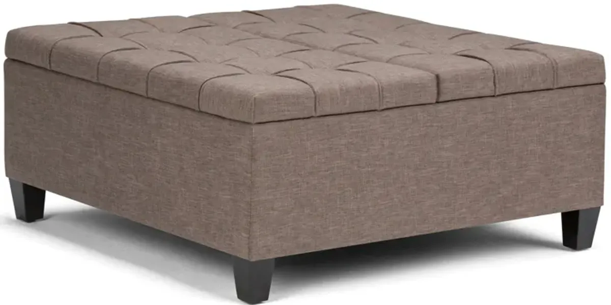 Harrison - Upholstered Coffee Table Storage Ottoman