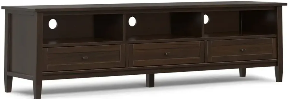 Warm Shaker - Handcrafted Low TV Media Stand