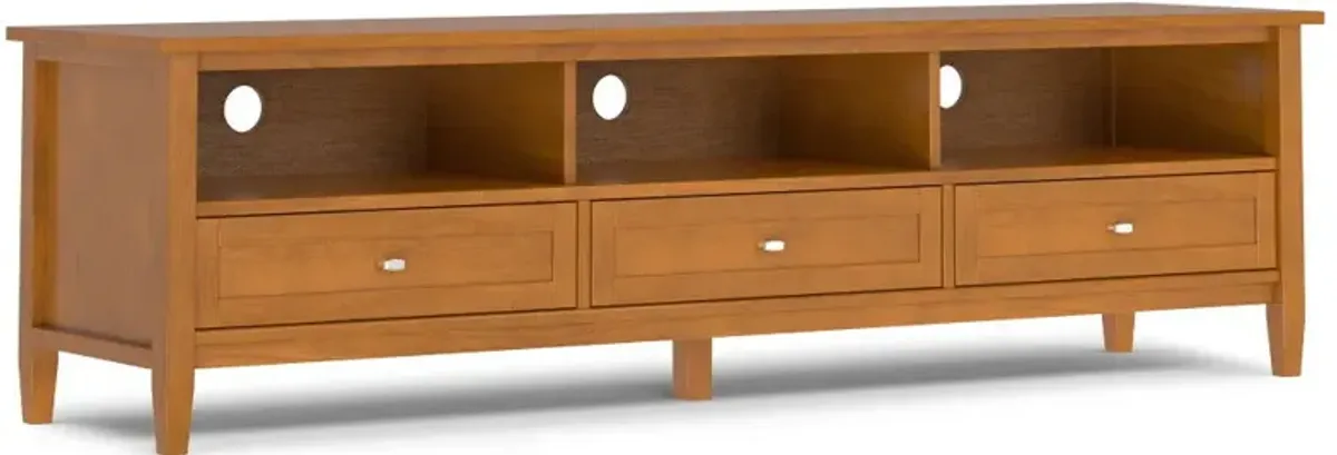 Warm Shaker - Handcrafted Low TV Media Stand