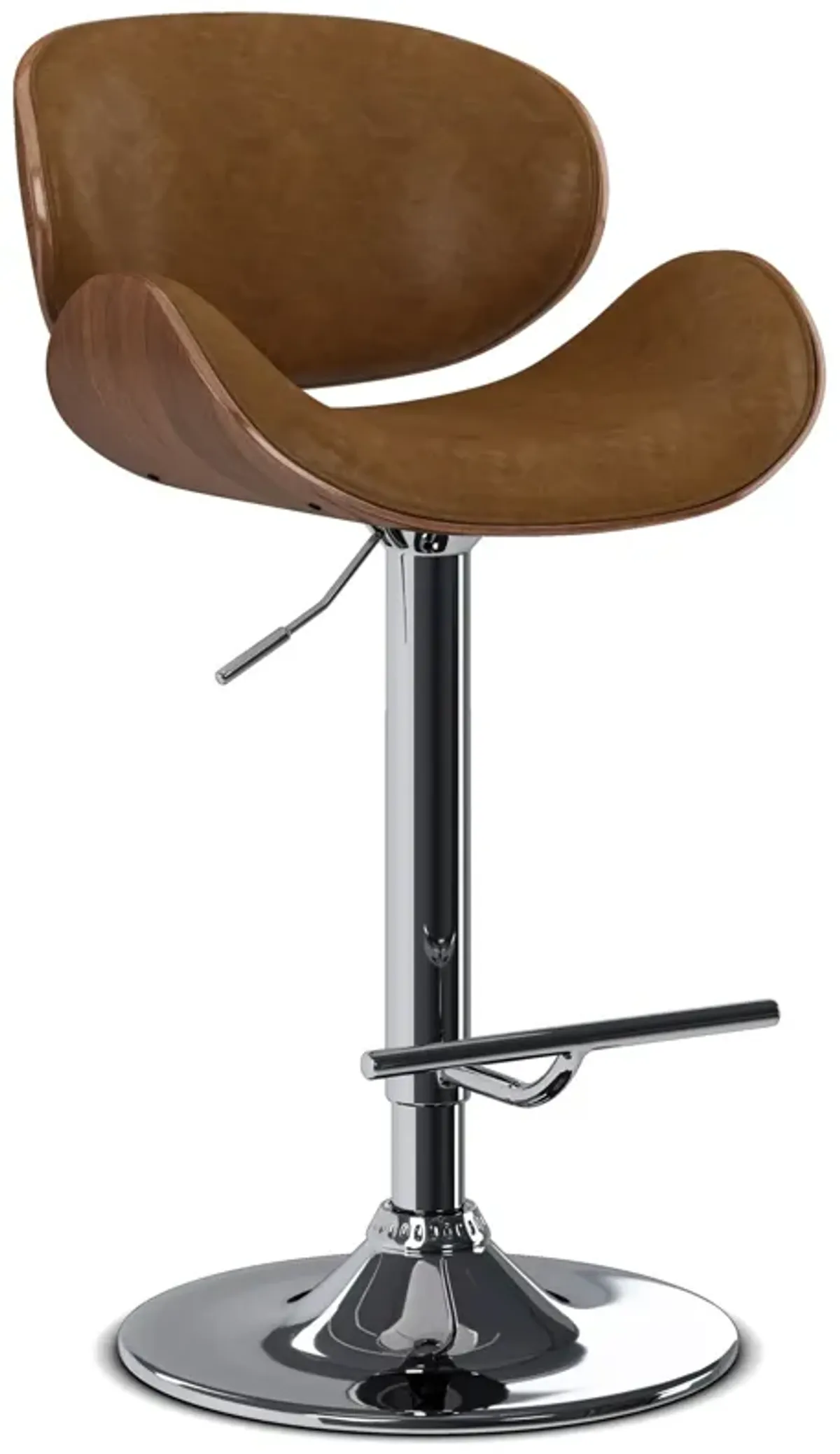 Marana - Multifunctional Handcrafted Bentwood Adjustable Swivel Bar Stool