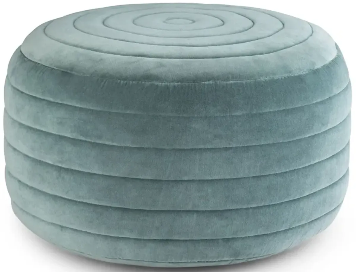 Vivienne - Upholstered Round Pouf