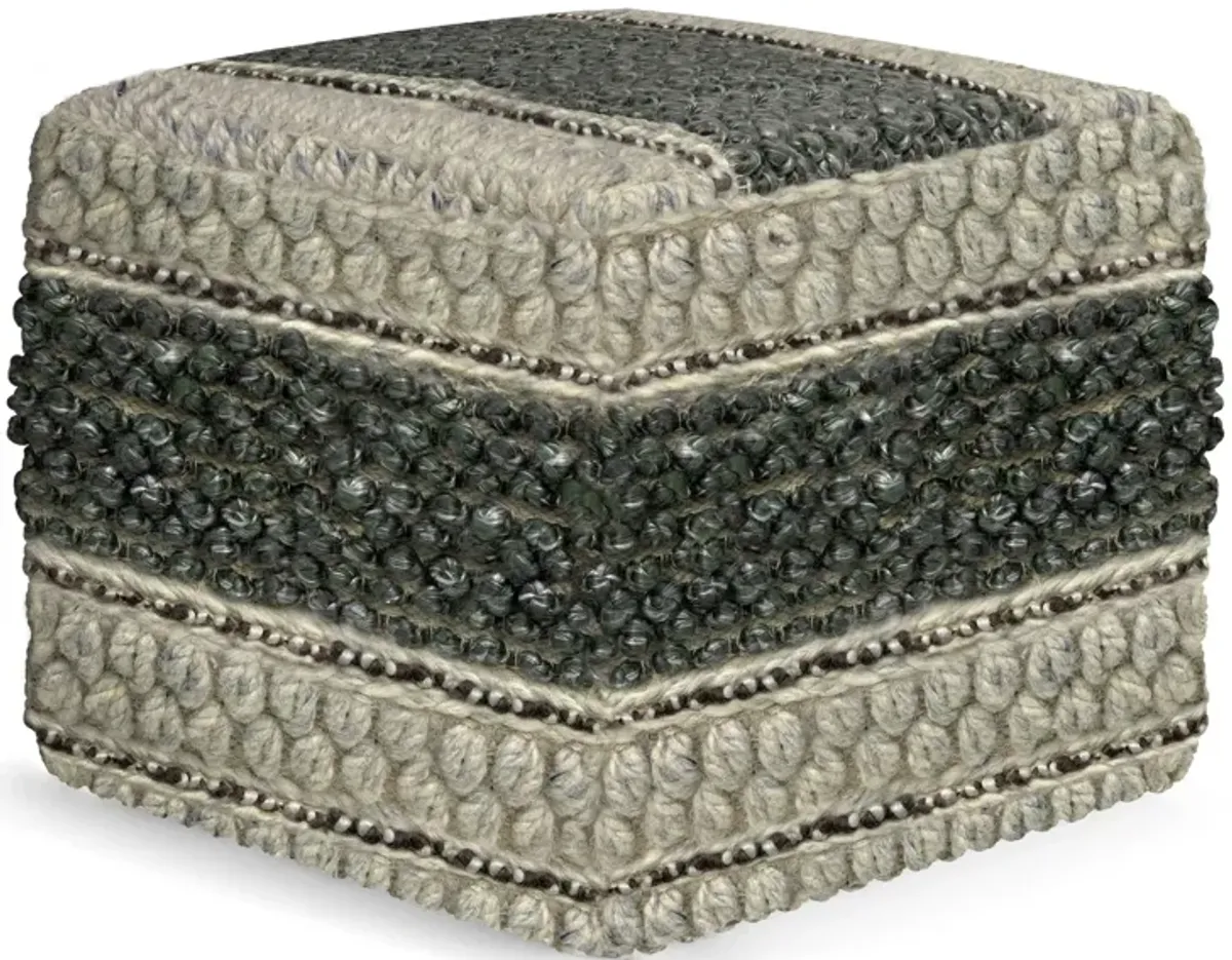Grady - Handcrafted Square Pouf