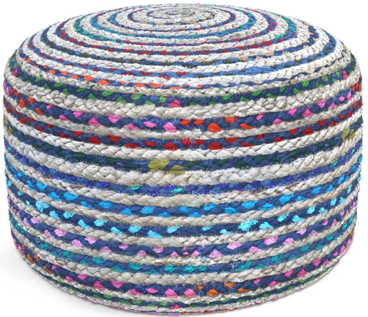 Margo - Handcrafted Round Pouf