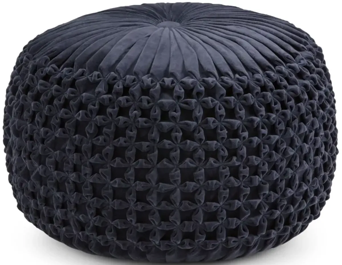Renee - Handcrafted Round Pouf