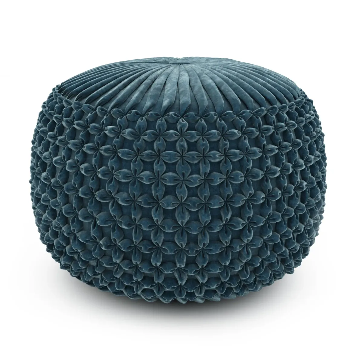 Renee - Handcrafted Round Pouf