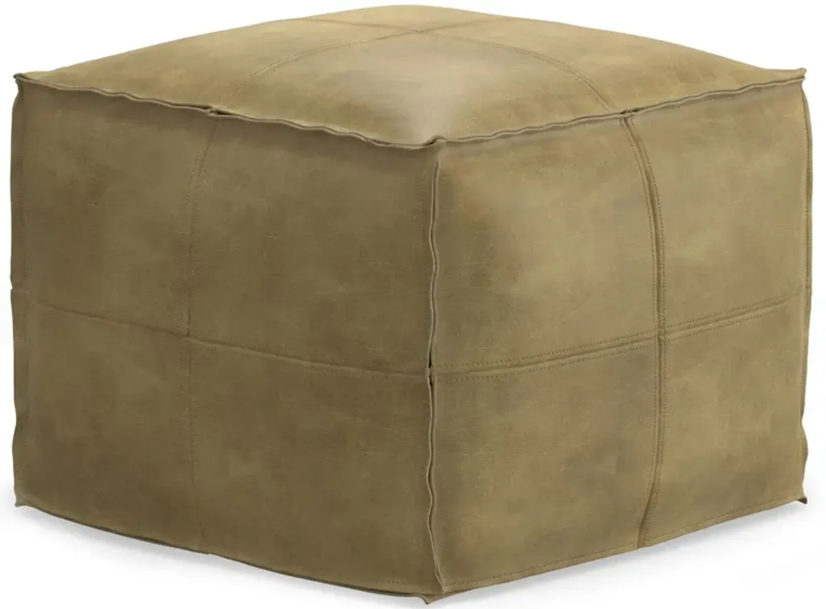 Sheffield - Handcrafted Square Pouf