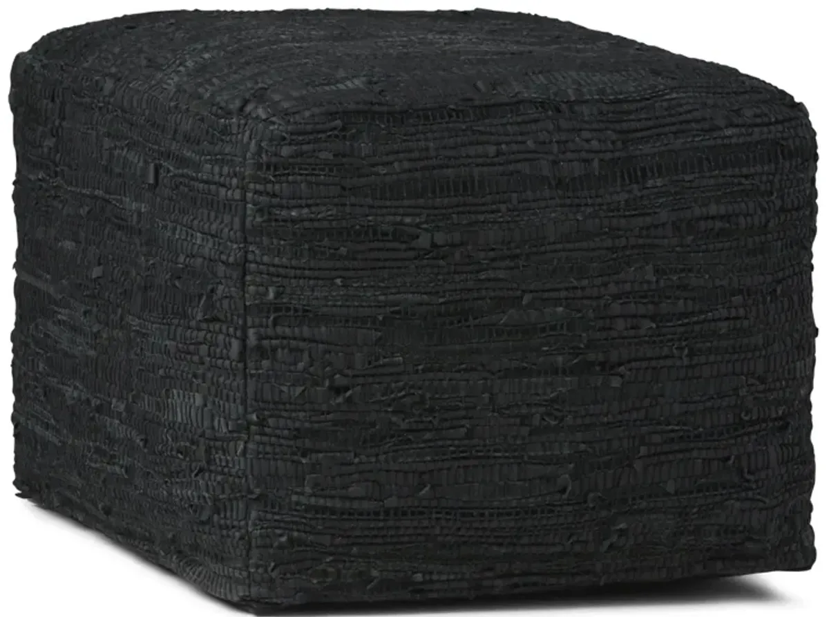 Fredrik - Handcrafted Square Pouf