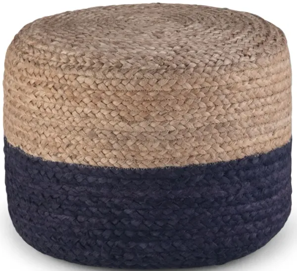 Lydia - Handcrafted Round Pouf