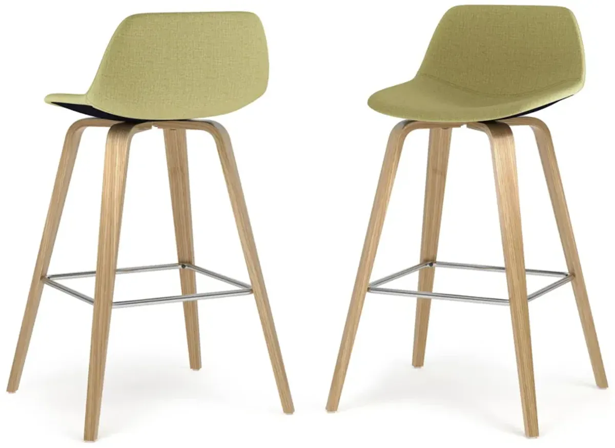 Randolph Bentwood - Upholstered Counter / Bar Height Stool (Set of 2)