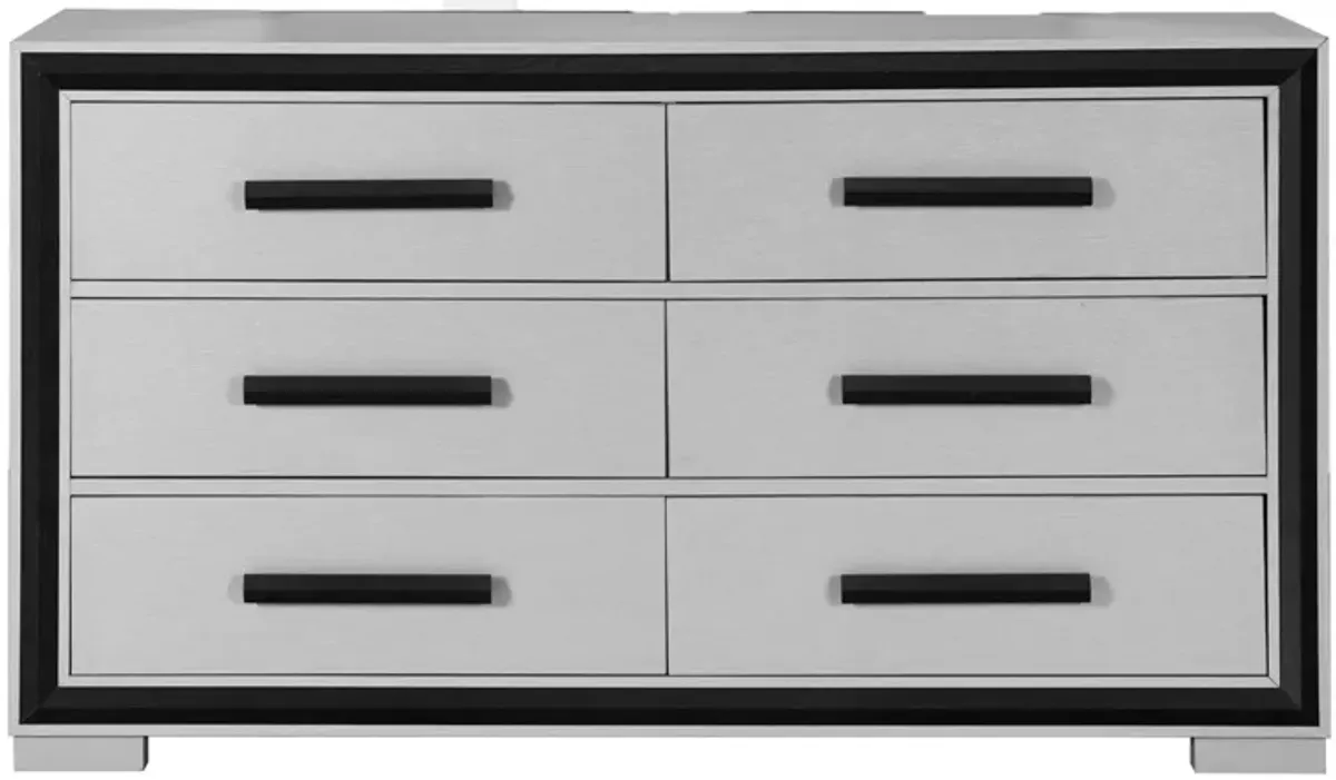 Adelaide - Dresser With Sleek Finish And Drawer Pulls
