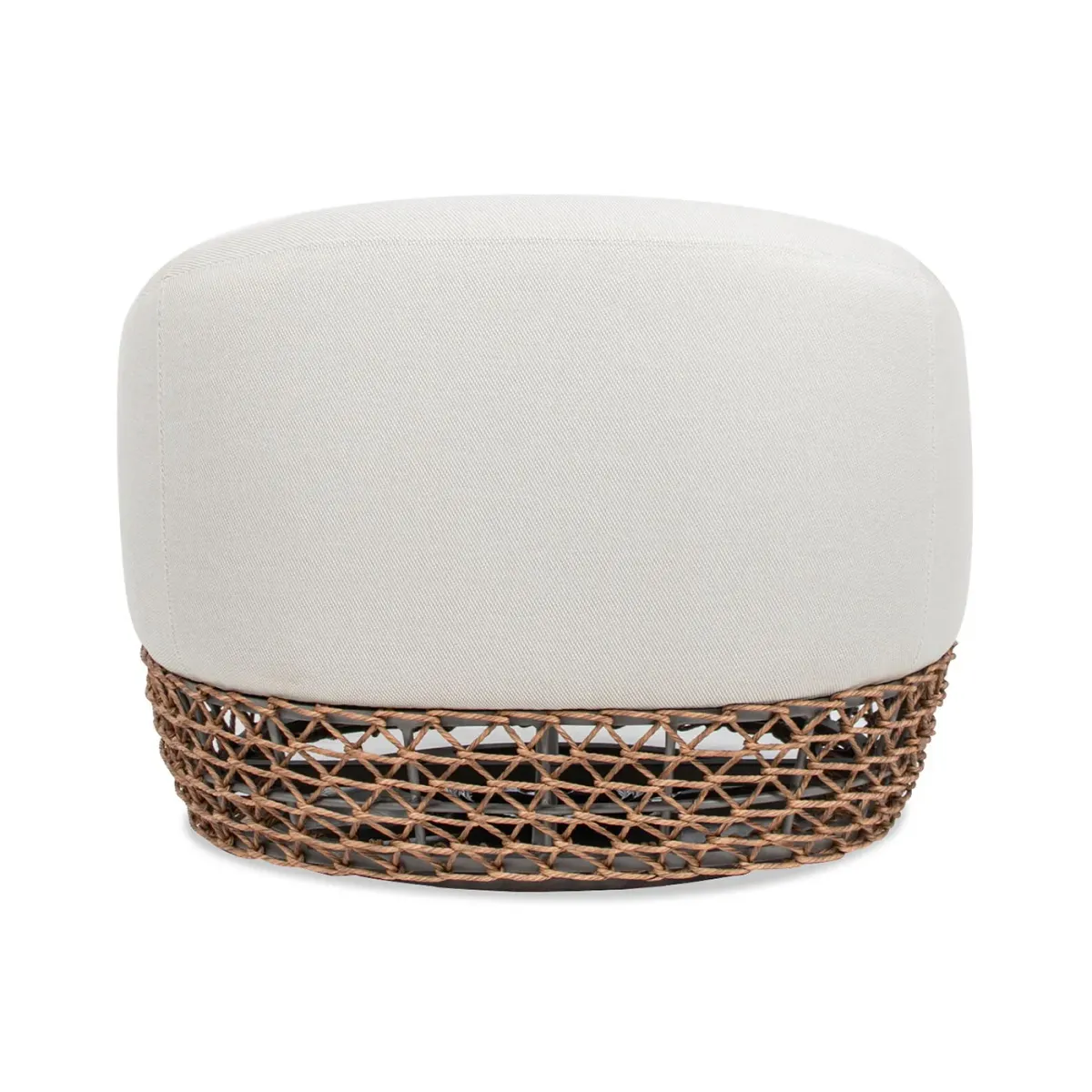 Willow - Upholstered Patio Deep Seating Armchair, Wicker Frame
