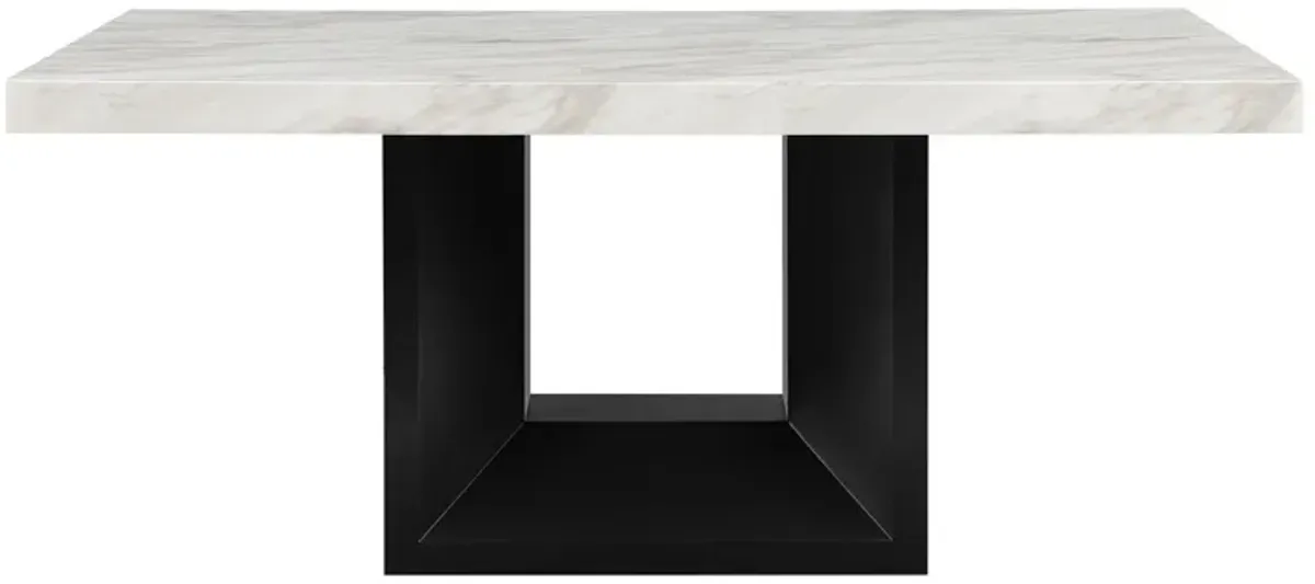 Sheena - 5 Piece Dining Table Set With Base And Chairs - Black