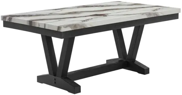 Panda - Dining Table And Trestle Base - Black