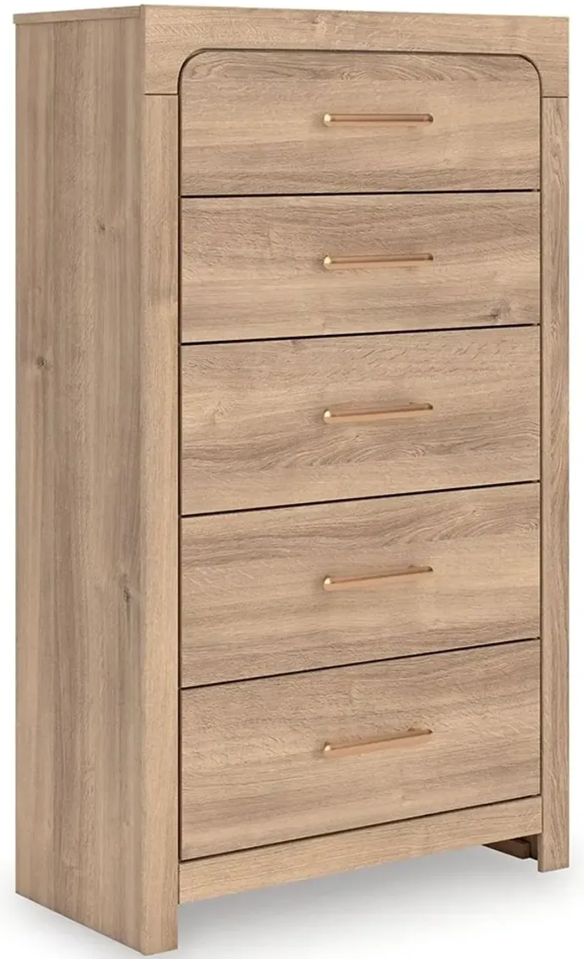 Kinlanni - Tan - Five Drawer Chest