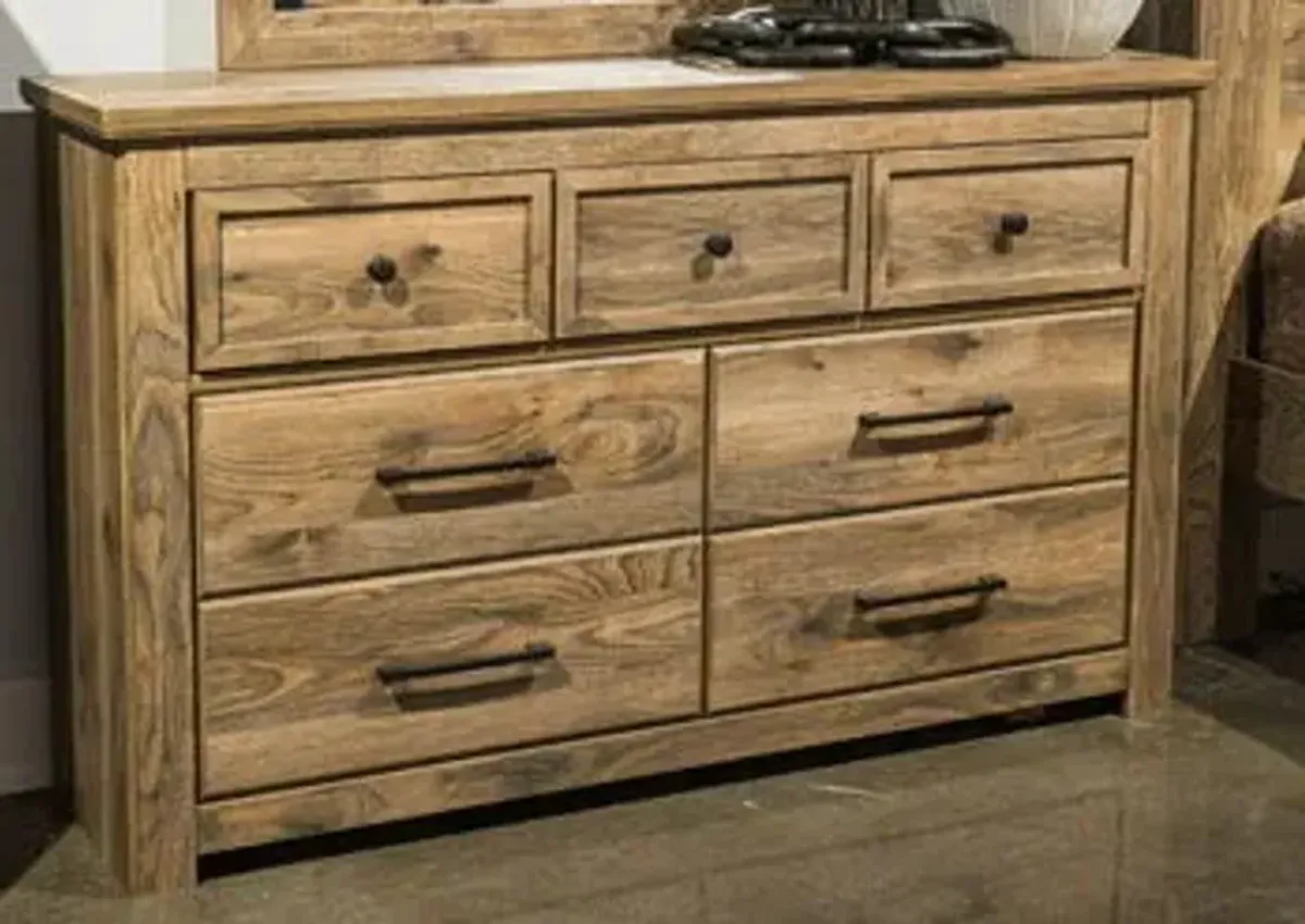 Rusticott - Brown - Seven Drawer Dresser