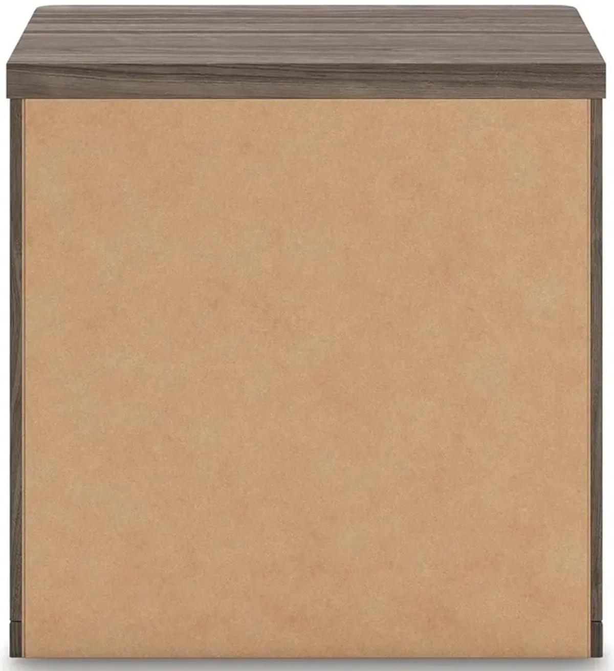 Kendanport - Brown / White - Two Drawer Night Stand