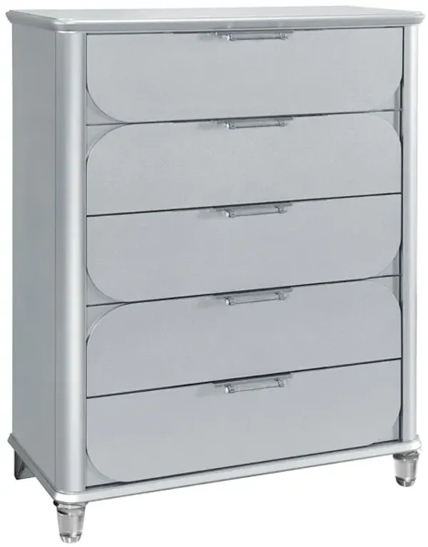 Laura - Chest And Bun Feet - Silver