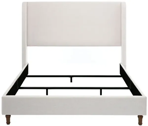 Hayden - Upholstered Wingback Bed With Tall Headboard