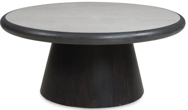 Bracken - Round Cocktail Table - French Black