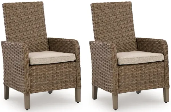 Laguna Heights - Arm Chair With Cushion (Set of 2) - Beige