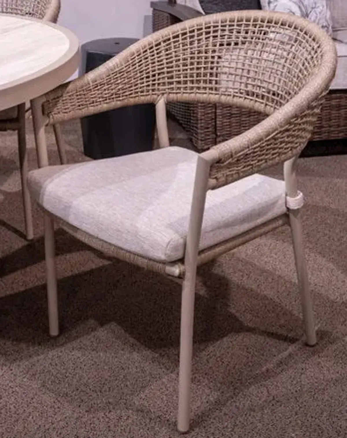 Orchard Beach - Arm Chair With Cushion (Set of 4) - Beige