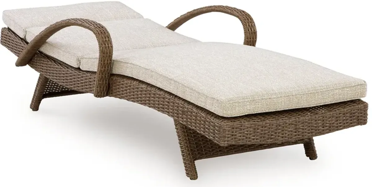 Laguna Heights - Chaise Lounge With Cushion - Beige
