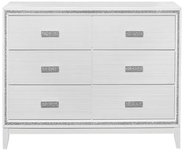 Almera - Glitter Dresser - White