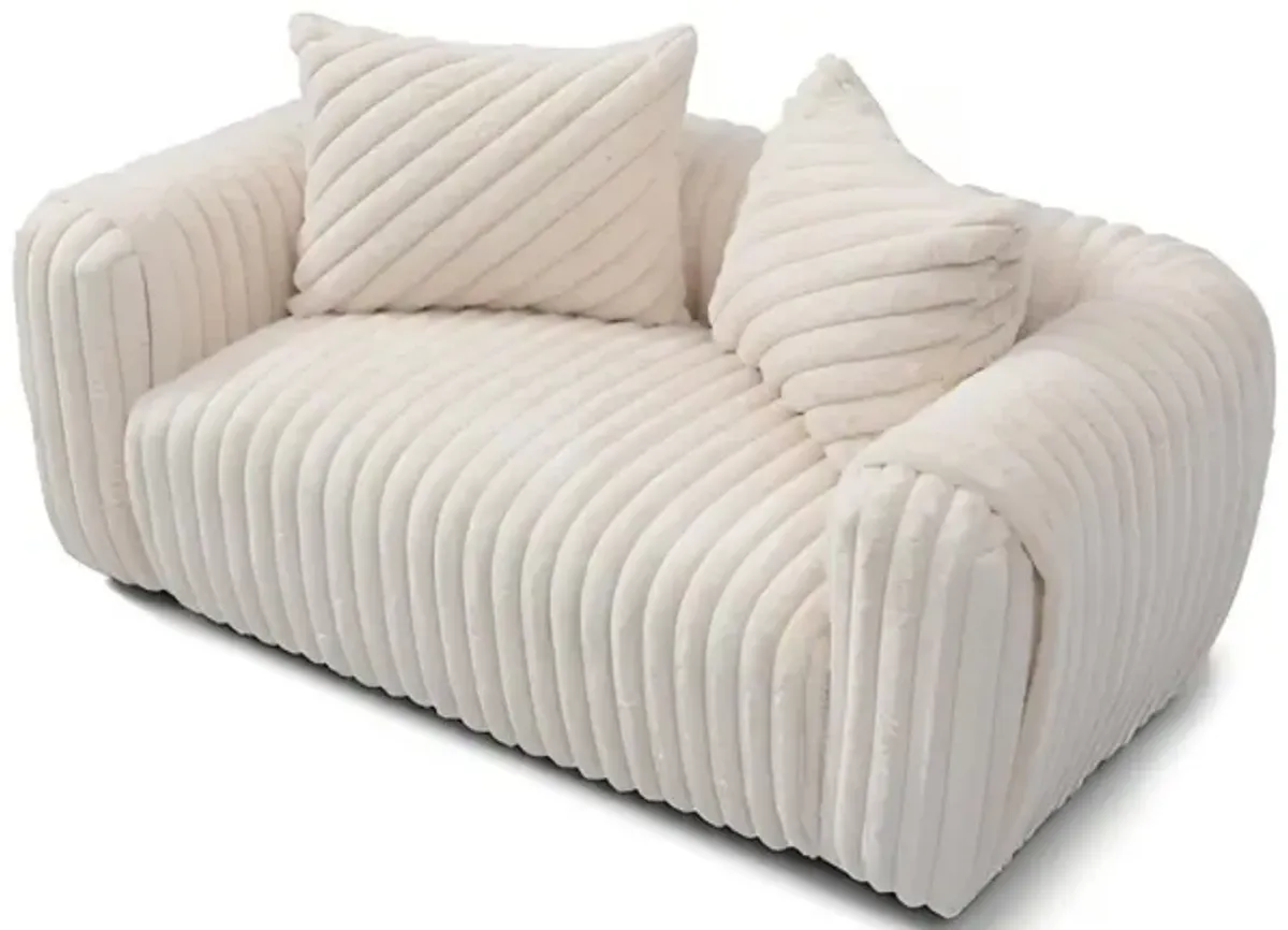 Cancun - Loveseat - White