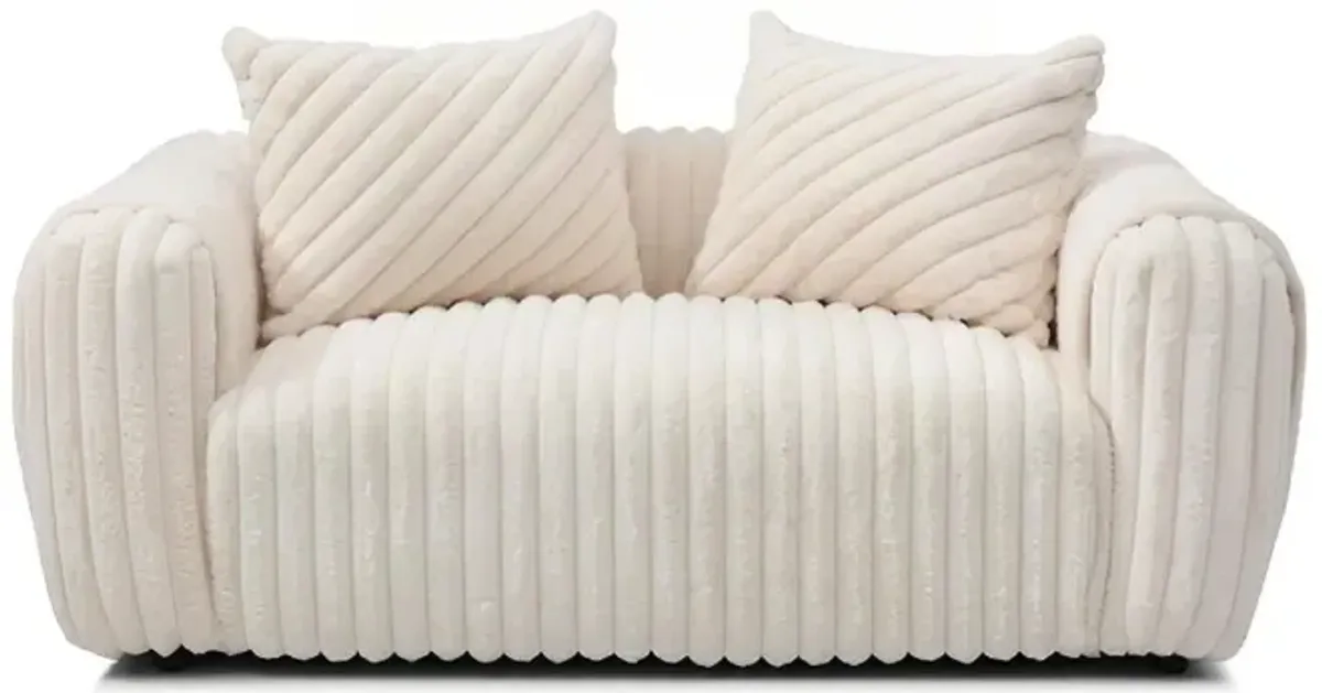 Cancun - Loveseat - White