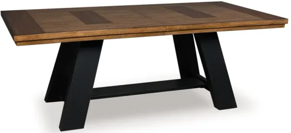 Greddinton - Dining Extension Table - Brown / Black