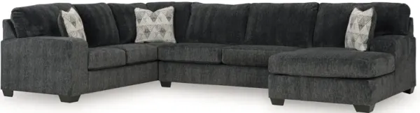 Hollyview - 3-Piece Sectional With Raf Corner Chaise - Shadow