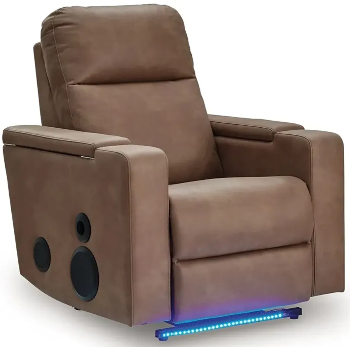Lorrenton - Glider Power Recliner With Audio System - Caramel