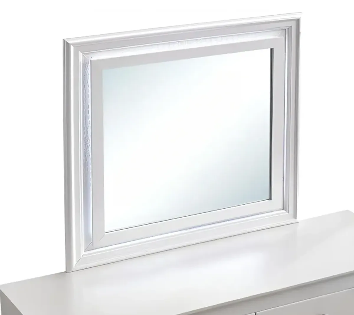 Verona - Mirror With Premium Low Distortion Glass - White