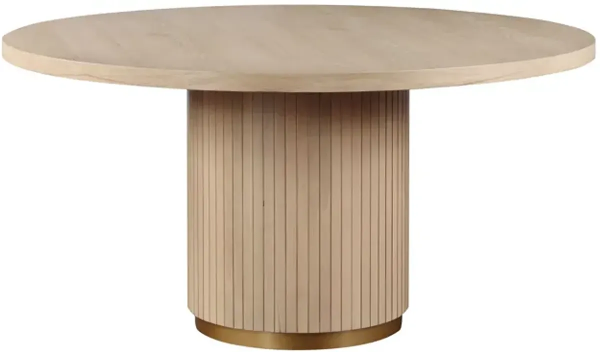 Caspian - Wide Dining Table - Oak Finish