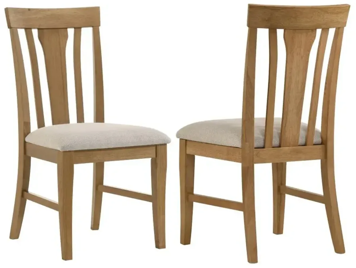Hartville - Dining Side Chair (Set of 2) - Natural Light Brown