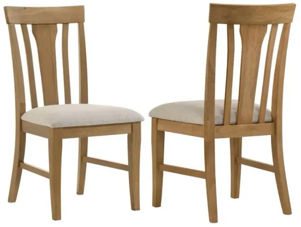 Hartville - Dining Side Chair (Set of 2) - Natural Light Brown