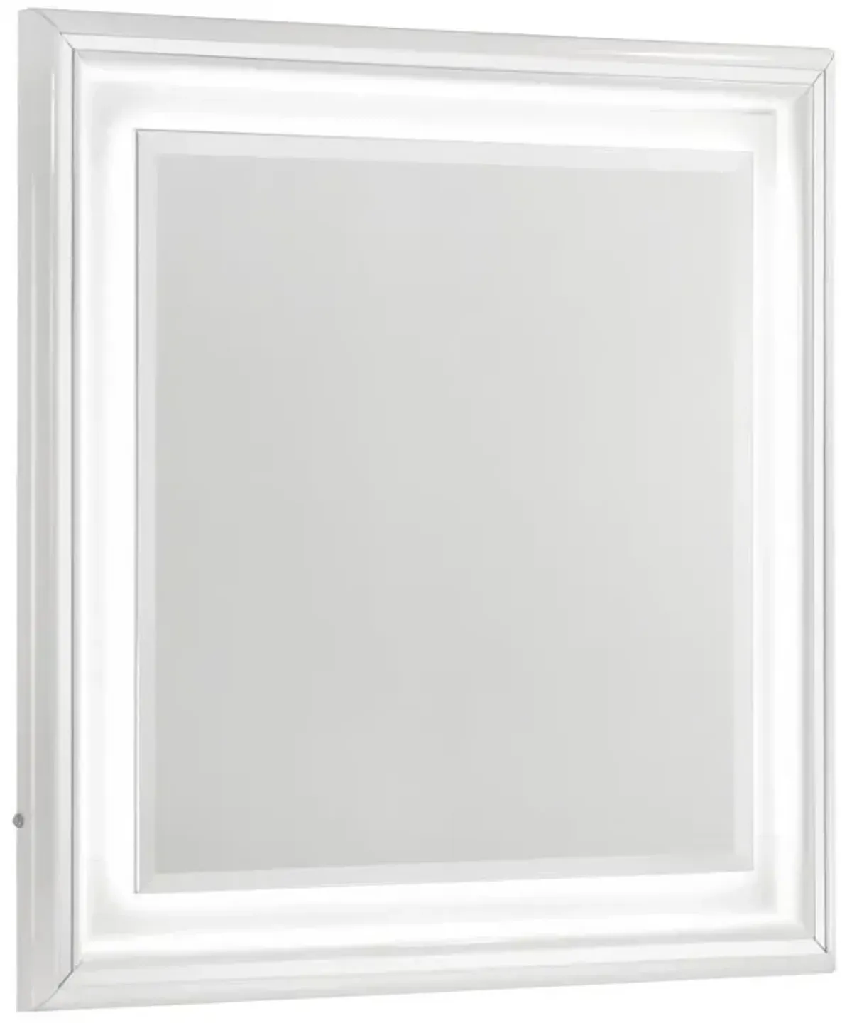 Cassia - Dresser Mirror - White High Gloss