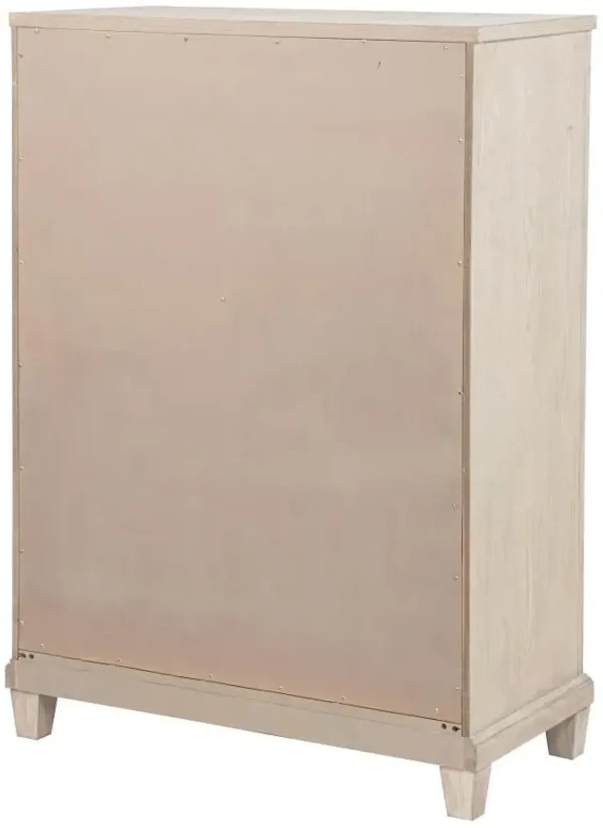 Pembroke - 5-Drawer Chest Of Drawers - Washed Oak