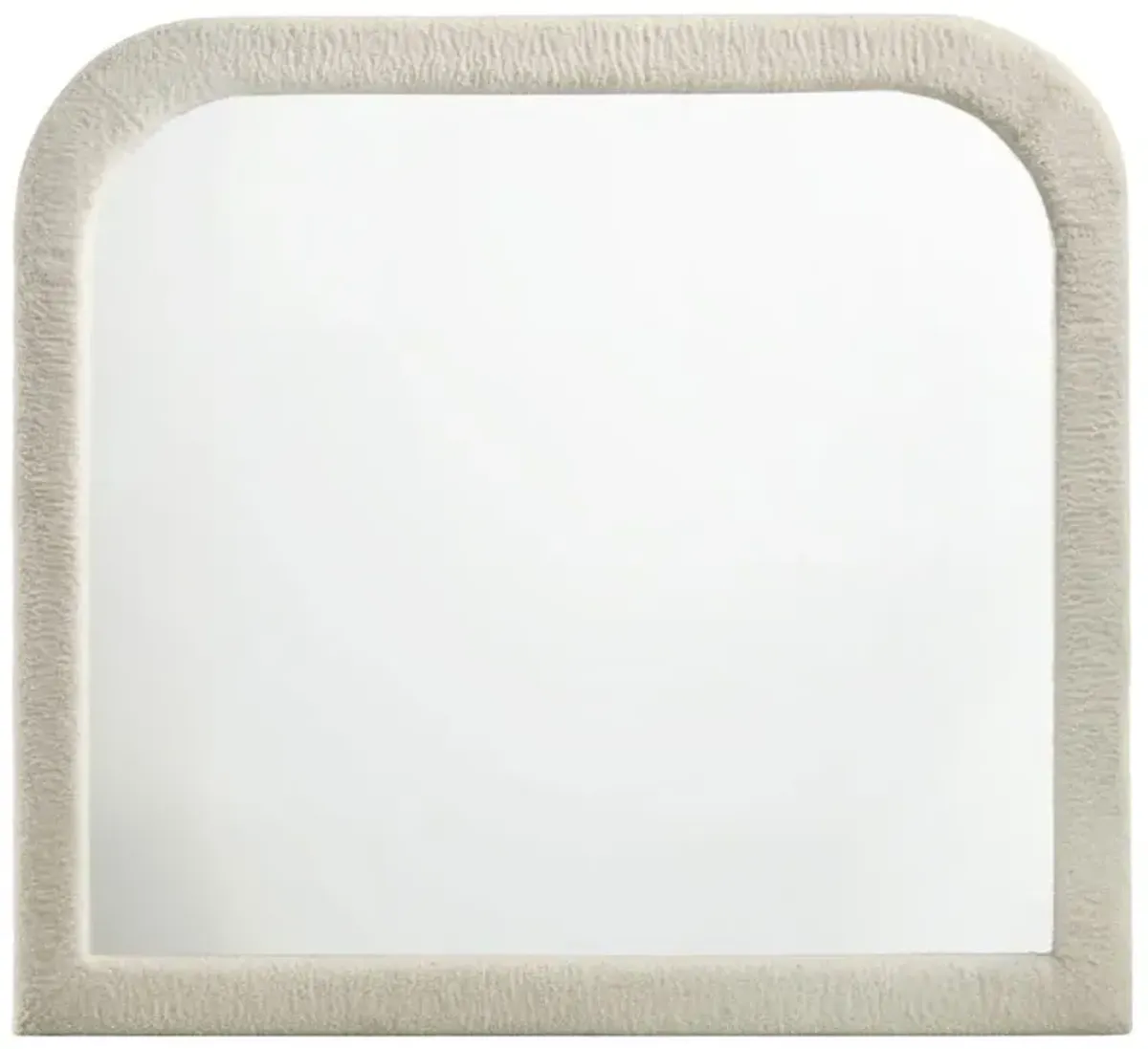 Sonya - Upholstered Bedroom Dresser Mirror - Ivory