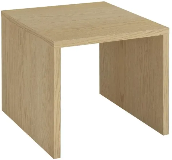 Canoga - Engineered Wood Accent Side End Table - Light Oak