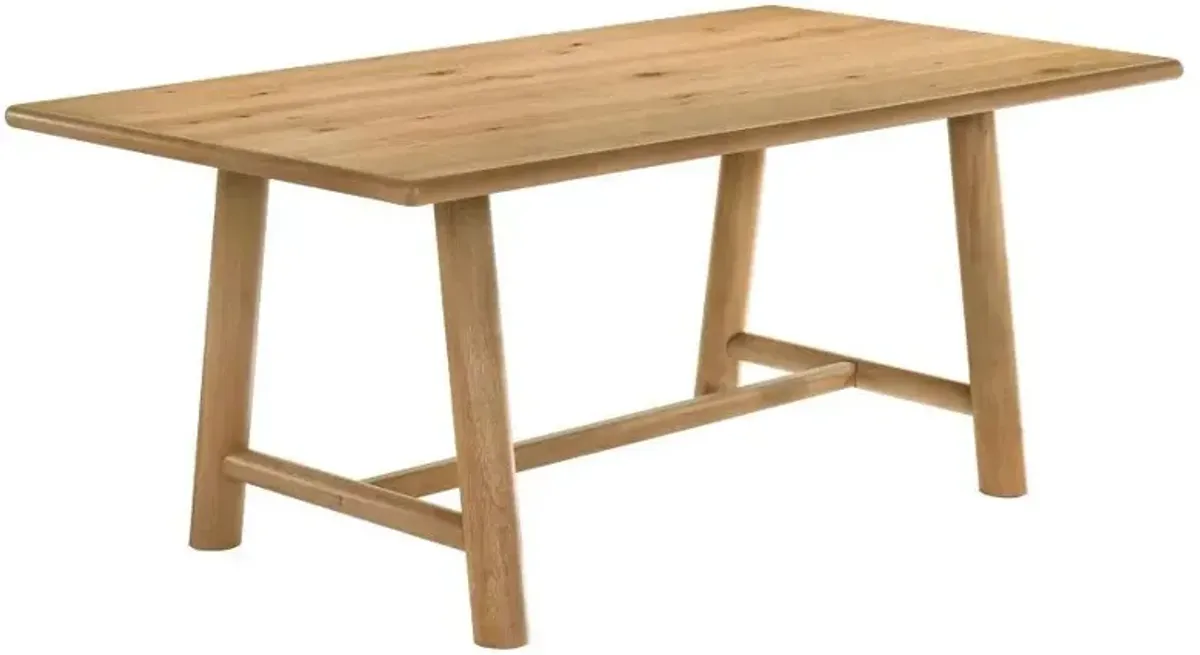 Duncan - 71" Rectangular Wood Dining Room Table - Washed Oak