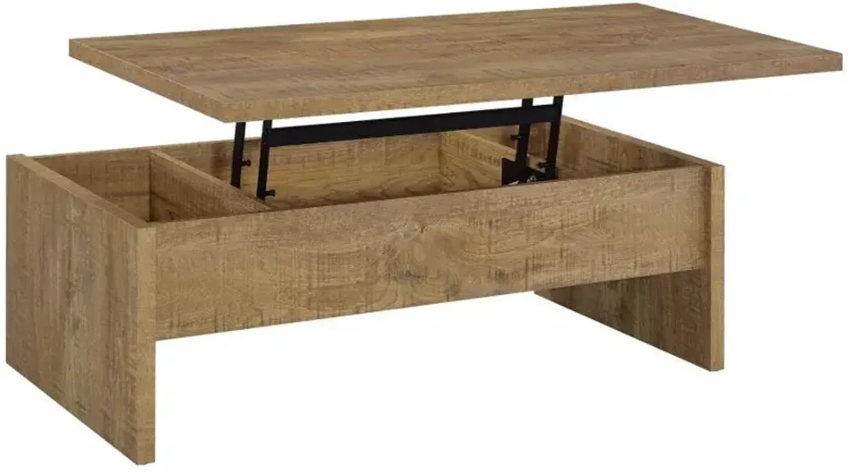 Canoga - Engineered Wood Lift Top Cocktail Coffee Table - Mango
