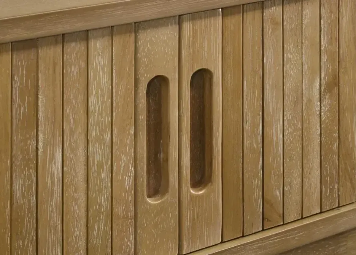 Croyden - 71" TV Stand Media Console - Weathered Natural